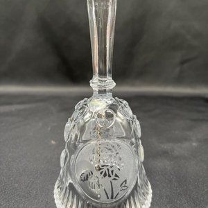 Sweet Little Clear Glass Bell